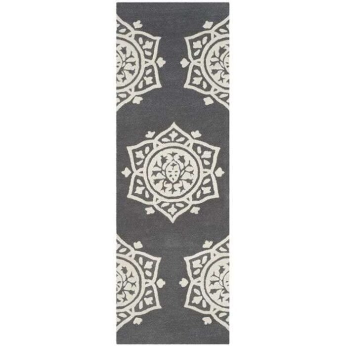 Grey & White Symmetric7 Runner