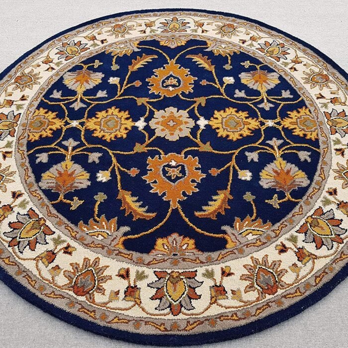Carpet trends Export Quality Pure Woollen Round Carpet