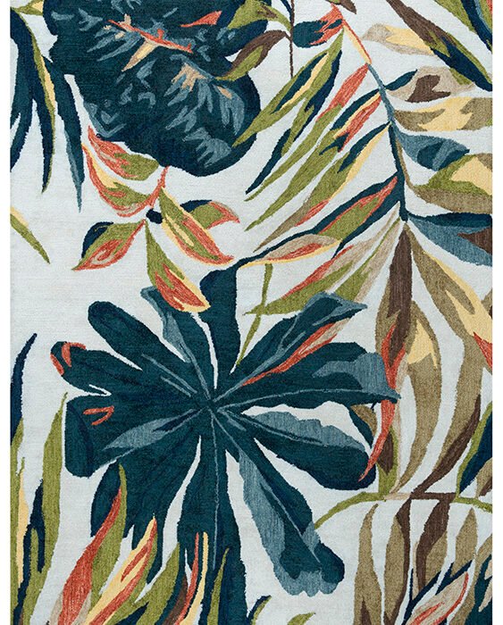 Modern Motif Florale Rug