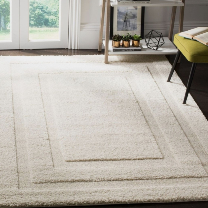 Alto Bajo Blanco Shaggy Rug
