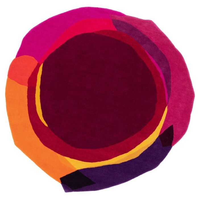 Un shape Round Rug