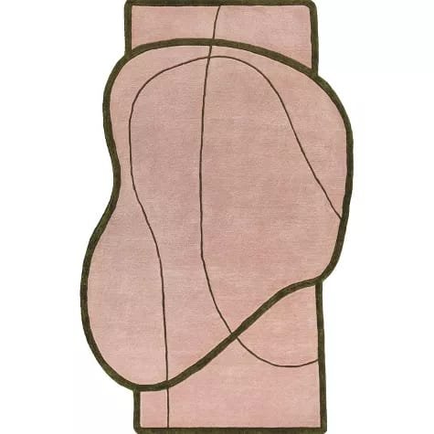 Designer Rose Quartz Rug