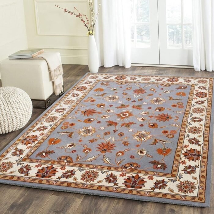 Indian Traditional Art Grey & White