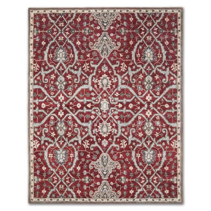 Multi Floral Red Carpet – Add Elegance & Comfort