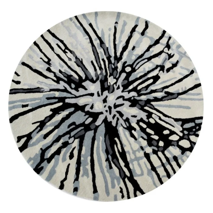 Abstract Round Rug